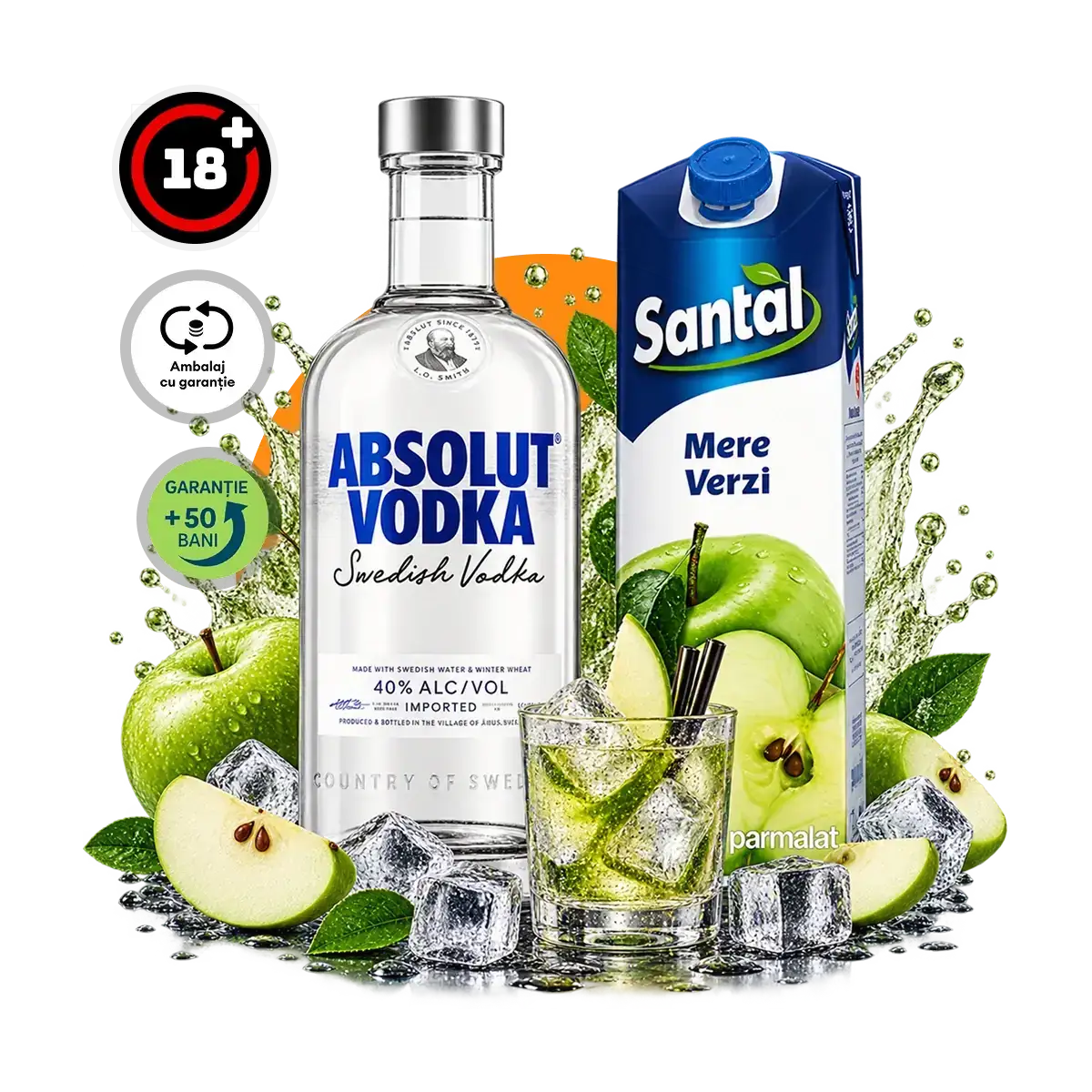 Absolut & Santal mere verzi