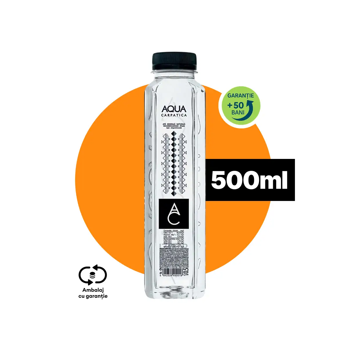 Apa plata Aqua Carpatica 500ml Take and Eat