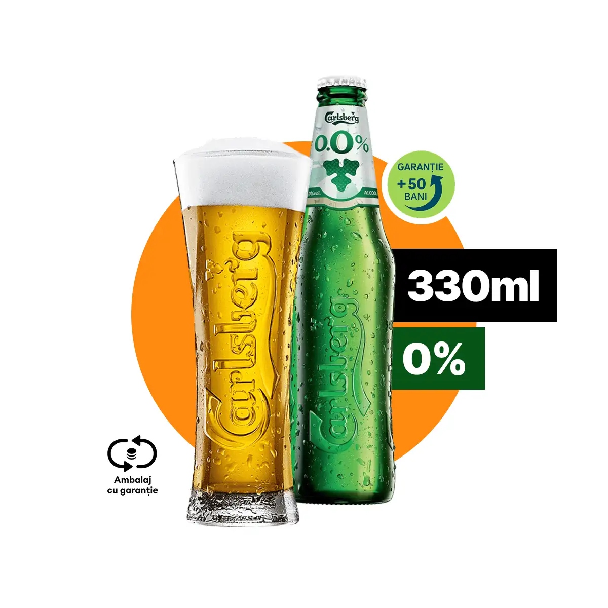 Bere Carlsberg fără alcool