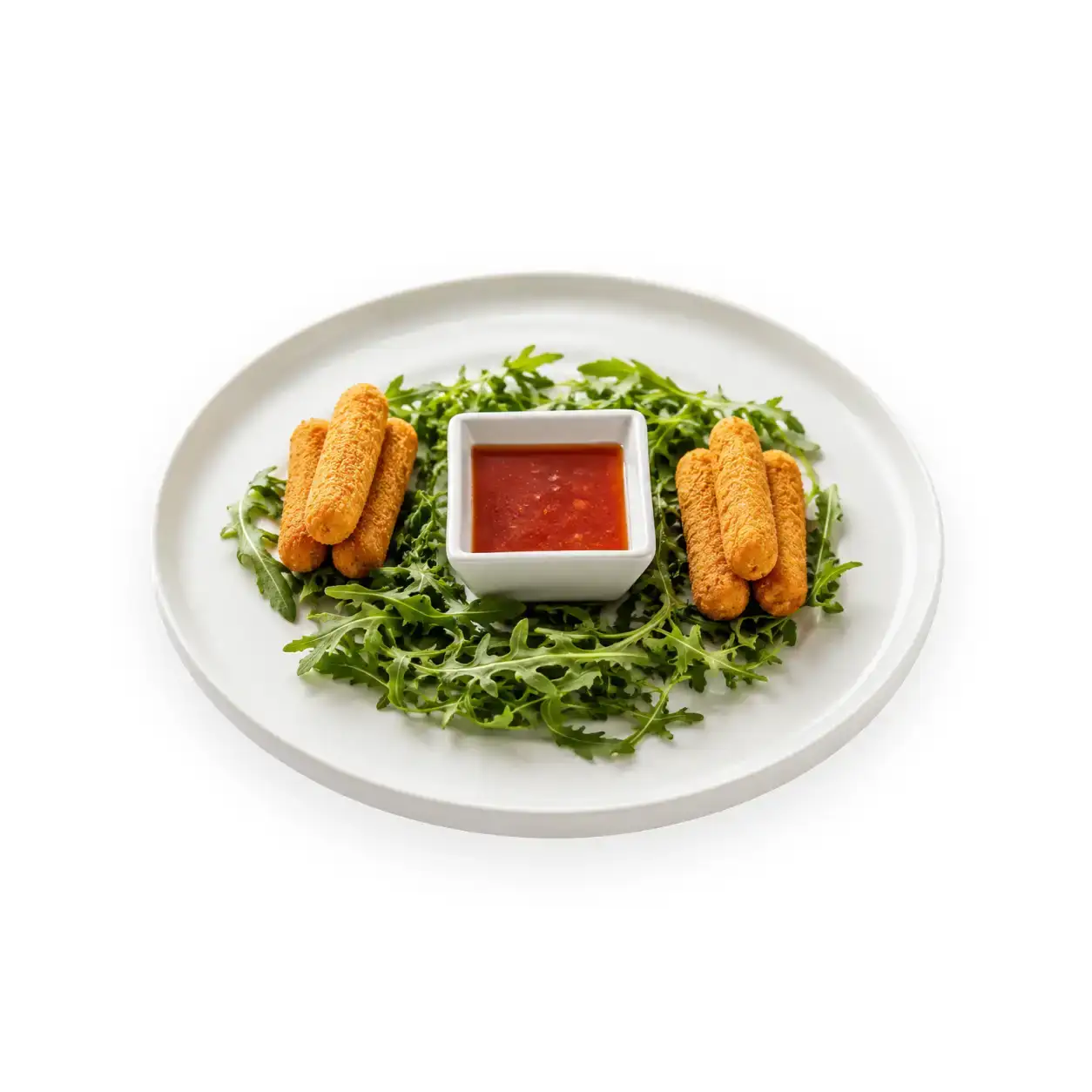 Mozzarella sticks cu sos dulce-picant