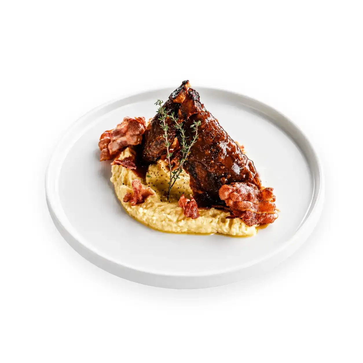 Pork wings glaze